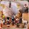 Christmas Nutcracker Ornament Set 18 Pcs Nutcracker Soldier Christmas Decoration Wooden Nutcracker Christmas Hanging Ornaments for Xmas Tree Figure Puppet Toy Present(Elegant Style)